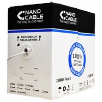 CABLE RED RJ45 CAT.6 FTP RIGIDO AWG24 305 M NANOCABLE
