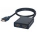 HDMI DUPLICADOR V1.3 1X2 ALIM. Y PIGTAIL 50 CM