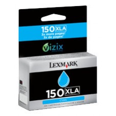 Lexmark Cartucho de tinta cian Alto Rendimiento 150XLA