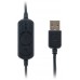 HEADSET USB  EQUIP LIFE MICROFONO FLEXIBLE CONTROL