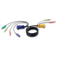 Aten 2L5303P cable para video, teclado y ratón (kvm) Negro 3 m (Espera 4 dias)