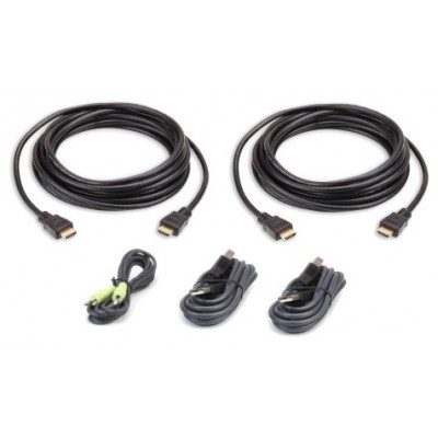 Aten 2L-7D03UHX5 cable para video, teclado y ratón (kvm) 3 m Negro (Espera 4 dias)