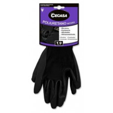 Cegasa 327487 guante de limpieza Poliuretano Negro Unisex (Espera 4 dias)