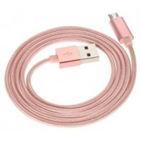 Cable USB a Micro USB 5 Pines (Carga y Transferencia) Rosa 1m Biwond (Espera 2 dias)