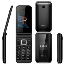 Qubo - Telefono movil X219-BKSOS - Doble pantalla