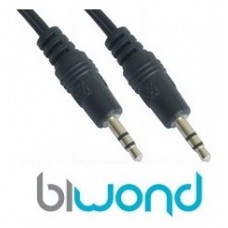 Cable Audio Estereo Jack 3.5mm 1.5m BIWOND (Espera 2 dias)