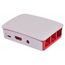 Raspberry Pi 2519567 accesorio para placa de desarrollo Viviendas Rojo, Blanco (Espera 4 dias)