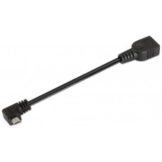 CABLE OTG ACODADO USB(A)2.0 A MICRO USB(B) 2.0 AISENS 0.15M