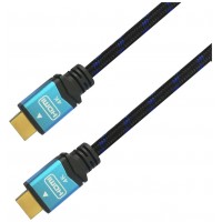 AISENS - CABLE HDMI V2.0 PREMIUM ALTA VELOCIDAD / HEC 4K@60HZ 18GBPS, A/M-A/M, NEGRO/AZUL, 3.0M