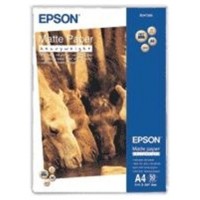Epson Papel Mate de Alto Gramaje, A4, 50 Hojas de 167g. Matte Paper Heavy Weight