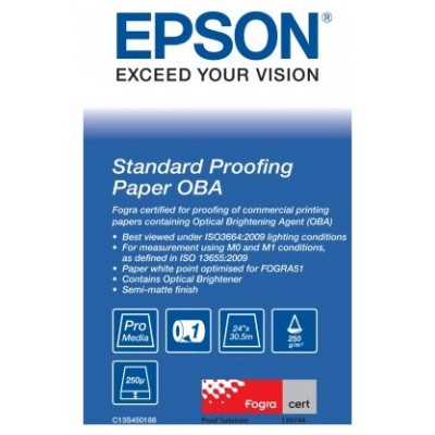 EPSON Standard Proofing Paper OBA 24"  x 30.5 m