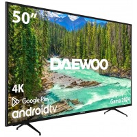 TV LED 50" DAEWOO D50DM54UAMS UHD 4K SMART TV ANDROID· (Espera 4 dias)