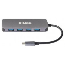 D-Link DUB-2340 USB-C 4xUSB 3.0 Hub PD