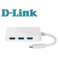 HUB D-LINK USB-C 4PTOS USB3.0 BLANCO (Espera 4 dias)