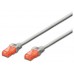 Ewent EW-6U-030 cable de red Gris 3 m Cat6 U/UTP (UTP) (Espera 4 dias)