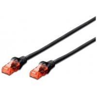 Ewent EW-6U-010 cable de red Negro 1 m Cat6 U/UTP (UTP) (Espera 4 dias)