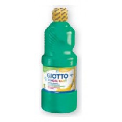 Giotto Témpera Escolar 500 ml Botella Verde (Espera 4 dias)