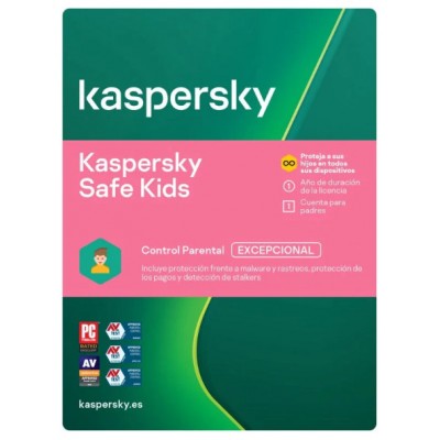 KASPERSKY SAFE KIDS 1 Lic. ELECTRONICA (Espera 4 dias)