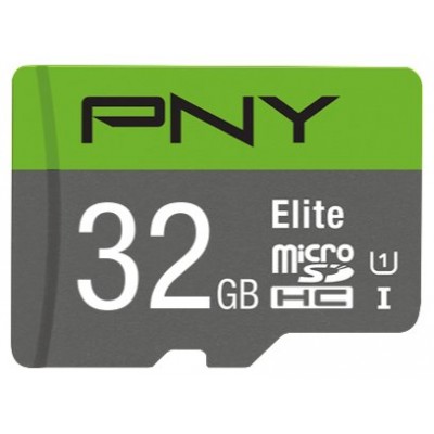 MEMORIA SD MICRO 32GB  PNY Elite microSDHC UHS-I Clase