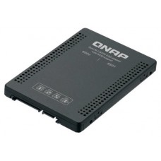 QNAP QDA-A2MAR caja para disco duro externo M.2 Caja externa para unidad de estado sólido (SSD) Negro (Espera 4 dias)