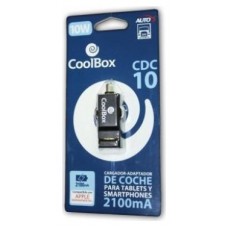 CARGADOR USB COCHE CDC-10 COOLBOX (Espera 4 dias)