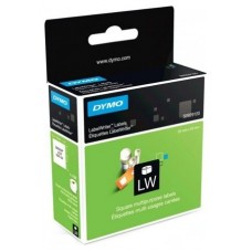 DYMO Etiqueta LW 1 rollo de etiquetas cuadradas de papel (750) Papel blanco