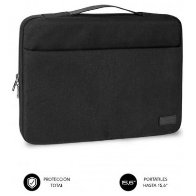 SUBBLIM Funda Ordenador Elegant Laptop Sleeve 15,6" Black (Espera 4 dias)