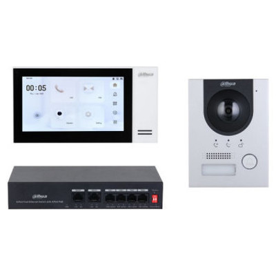 (DHI-KTP01L(S)/DHI-VTO2201F-P-S2/DHI-VTH2421FW-P) DAHUA KIT DE VIDEOPORTERO IP COMPUESTO POR 1X VIDEOPORTERO DHI-VTO2201F-P-S2 1X MONITOR (VTH2421FW-P) 1X SWITCH (Espera 4 dias) (DHI-KTP01L(S)/DHI-VTO2201F-P-S2/DHI-VTH2421FW-P) DAHUA KIT DE VIDEOPORTERO IP COMPUESTO POR 1X VIDEOPORTERO DHI-VTO2201F-P-S2 1X MONITOR (VTH2421FW-P) 1X SWITCH (Espera 4 dias)