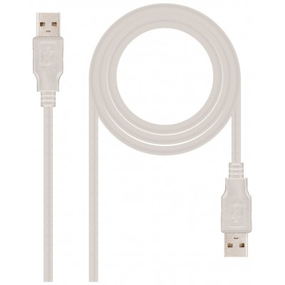 CABLE USB 2.0 TIPO AM-AM 3.0 M NANOCABLE 10.01.0304