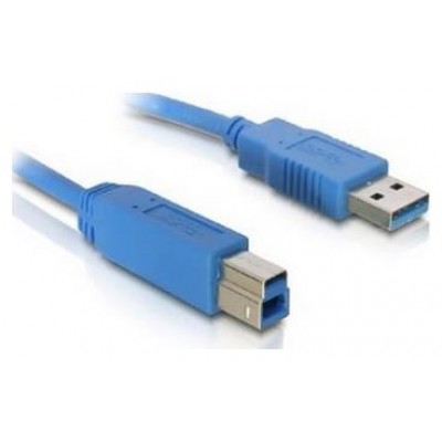 NANOCABLE CABLE USB 3.0 IMPRESORA, TIPO A/M-B/M, AZUL, 2.0 M (Espera 4 dias)
