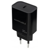 CARGADOR USB-C PD 30W NEGRO NANOCABLE 10.10.2010