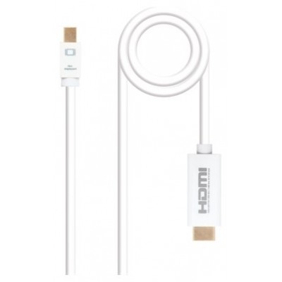 Mini DP - HDMI, M-M, 5 m, Blanco