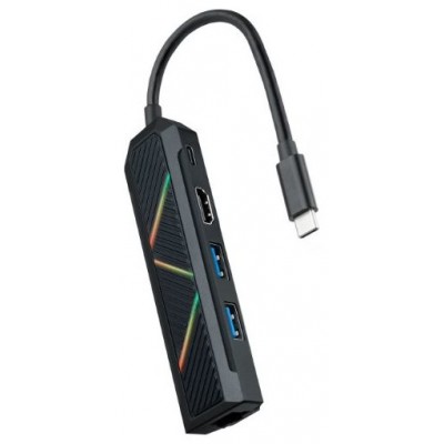 Hub USB-C 5 en 1, Conversor USB-C a 2xUSB-A, USB-C PD,