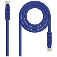Cable Red Latiguillo RJ45 LSZH CAT.6A UTP AWG24, Azul,