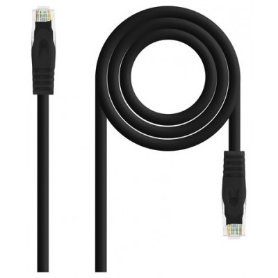 Cat6A, RJ-45, UTP, LSZH, AWG 24, 1 m, Negro