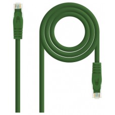 CABLE DE RED LATIGUILLO RJ45 UTP CAT6A AWG24 1 M VERDE NANOCABLE (Espera 4 dias)