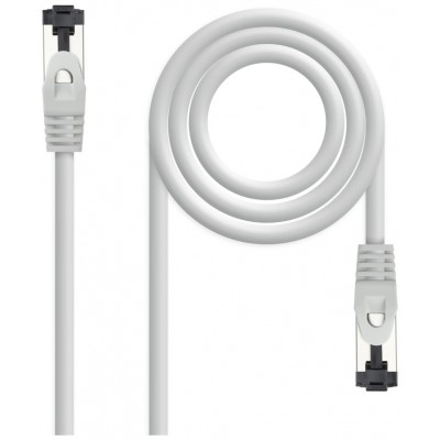 CABLE DE RED LATIGUILLO SSTP CAT8.1 AWG26 15 M GRIS NANOCABLE (Espera 4 dias)