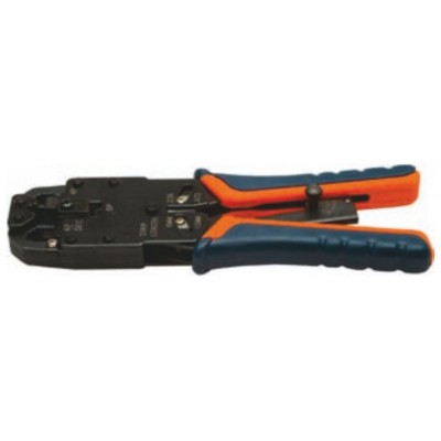 TENAZA METALICA DE CRIMPAR RJ10RJ11RJ12RJ45 DE CARRACA