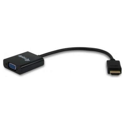 ADAPTADOR HDMI MACHO A VGA HEMBRA CON AUDIO JACK
