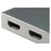 EQUIP ADAPTADOR USB-C MACHO A 2 HDMI HEMBRA 4K