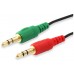 CABLE AUDIO MINI JACK 3.5MM HEMBRA A 2 JACK 3.5MM