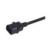 CABLE ALIMENTACION SHUKO HEMBRA A IEC MACHO C14 0.25M CABLE ALIMENTACION SHUKO HEMBRA A IEC MACHO C14 0.25M