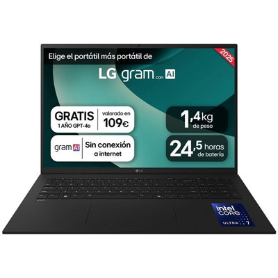PORTATIL LG GRAM 17’’, 17Z90TL-G.AU88BN, ULTRA7, PANEL IPS,32GB RAM, 512GB SSD (Espera 4 dias) PORTATIL LG GRAM 17’’, 17Z90TL-G.AU88BN, ULTRA7, PANEL IPS,32GB RAM, 512GB SSD (Espera 4 dias)
