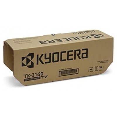 KYOCERA TK-3160, 12500 paginas, Negro, 1 pieza(s)