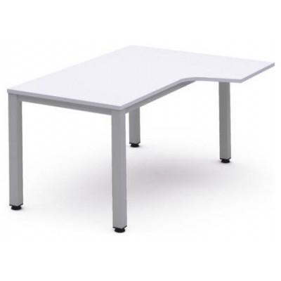 MESA DE OFICINA SERIE EXECUTIVE FORMA L DERECHA 160X110 GRIS / BLANCO ROCADA 2051AD04 (Espera 4 dias)