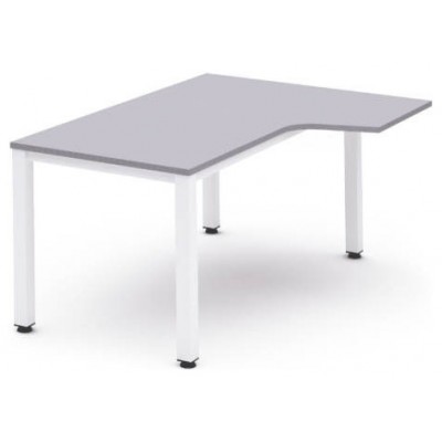 MESA DE OFICINA SERIE EXECUTIVE FORMA L DERECHA 160X110 BLANCO/GRIS ROCADA 2051AM02 (Espera 4 dias)