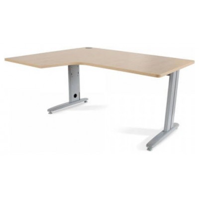 MESA DE OFICINA SERIE METAL FORMA L IZQUIERDA 160X110 GRIS / HAYA  ROCADA 2053AC01 (Espera 4 dias)