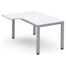 MESA DE OFICINA SERIE EXECUTIVE FORMA L IZQUIERDA 160X110 GRIS / BLANCO ROCADA 2053AD04 (Espera 4 dias)