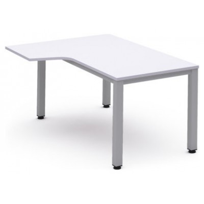 MESA DE OFICINA SERIE EXECUTIVE FORMA L IZQUIERDA 160X110 GRIS / BLANCO ROCADA 2053AD04 (Espera 4 dias)