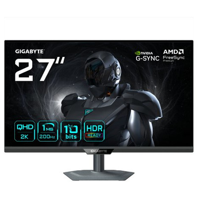 GIGABYTE G27Q2 Monitor Gaming 27” 2K QHD - 2560 x 1440, 200Hz, 1ms, 350 cd/m², Compatible con G-Sync, FreeSync Premium, HDR10, HDMI 2.0, DisplayPort 1.4 (Espera 4 dias) GIGABYTE G27Q2 Monitor Gaming 27” 2K QHD - 2560 x 1440, 200Hz, 1ms, 350 cd/m², Compatible con G-Sync, FreeSync Premium, HDR10, HDMI 2.0, DisplayPort 1.4 (Espera 4 dias)